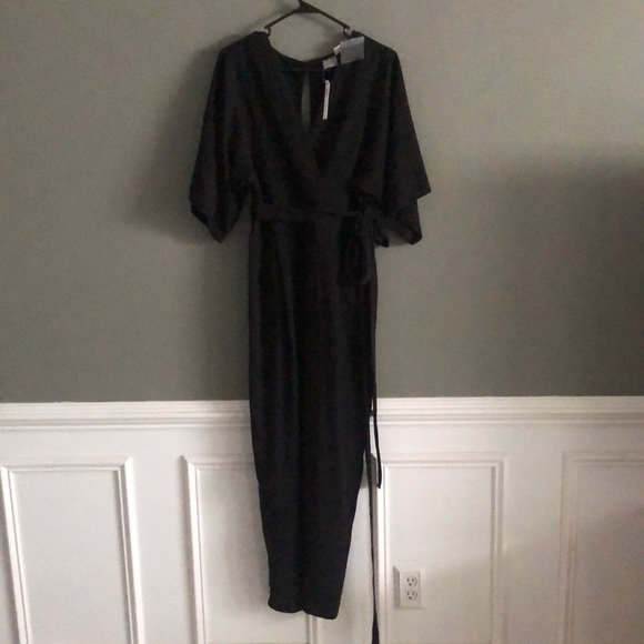 ASOS DESIGN jumpsuit with kimono sleeve and peg leg Playsuit romper - Picture 3 of 5